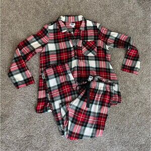 Old Navy Maternity Plaid Flannel Pajama Set – Size Medium